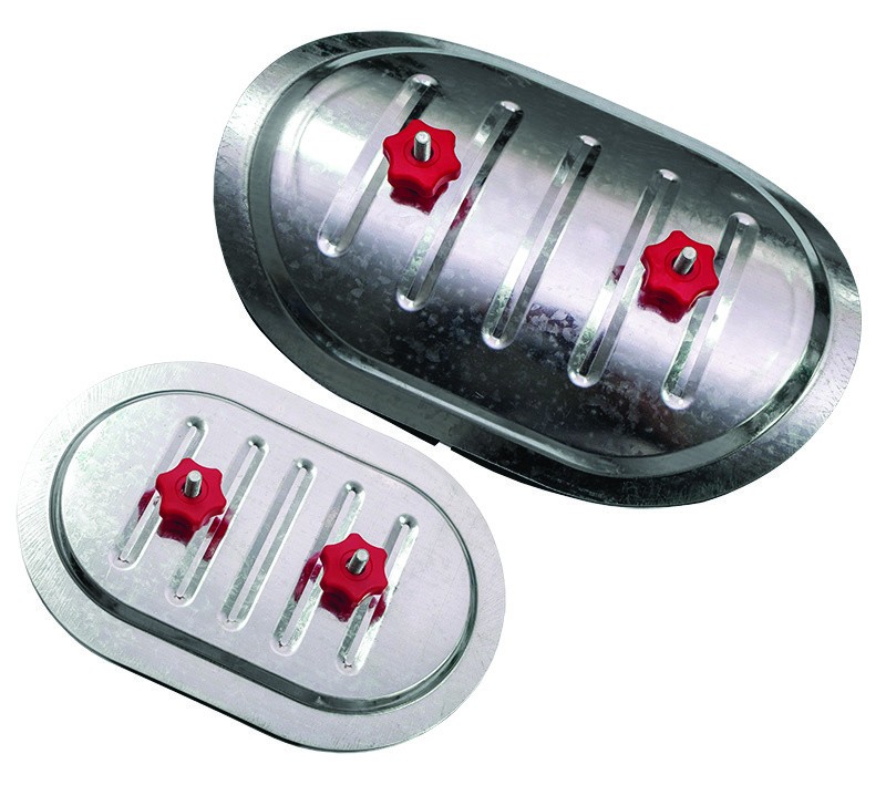 Лючок накладной FAD 180*80 mm RED