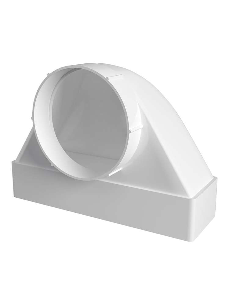 Переходник СКФП D100 90° 60х204 пластик ERA