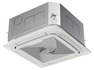 Четырёхпоточный кассетный внутренний блок MRV Haier AB092MCERL с панелью PB-620QB(H)