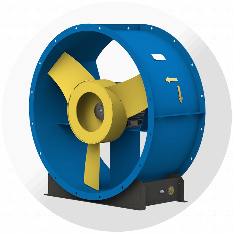 Осевой вентилятор ВО-14-320 №5,6, Ø560 мм
